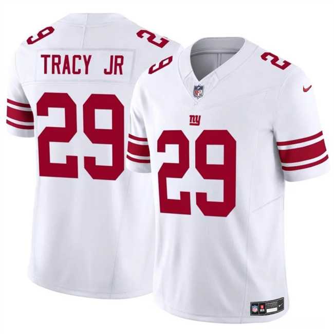 Men & Women & Youth New York Giants #29 Tyrone Tracy Jr White 2023 F.U.S.E. Vapor Untouchable Limited Stitched Jersey